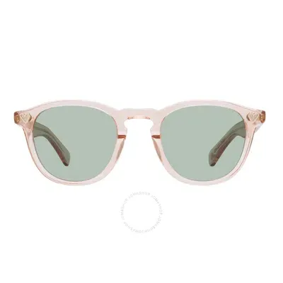 Garrett Leight Glco X Andre Saraiva Sun Pink Crystal/veridian Sunglasses