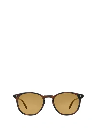 Garrett Leight Kinney Sun Spotted Brown Shell Sunglasses