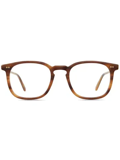 Garrett Leight Ruskin Bio Blonde Tortoise In Brown