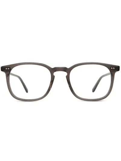 Garrett Leight Ruskin Bio Charcoal In Brown