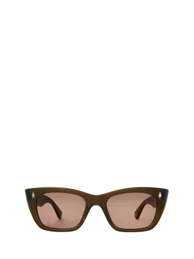 Garrett Leight Sunglasses In Mudstone