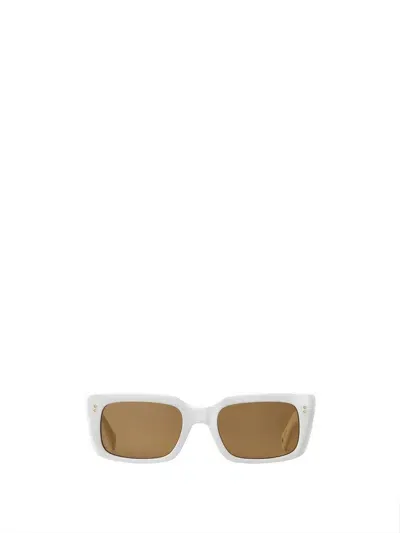 Garrett Leight Sunglasses In White