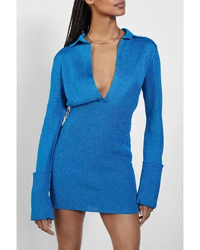 Gauge81 Tromso Mini Dress In Blue