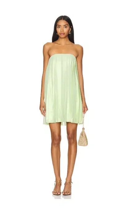 Gauge81 Yala Mini Dress In Shadow Lime