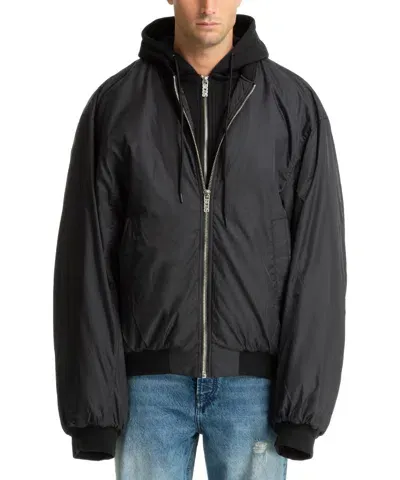 Gcds Down Jacket In Black