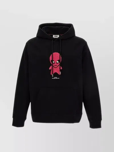 Gcds Weirdo Hoodie In Black