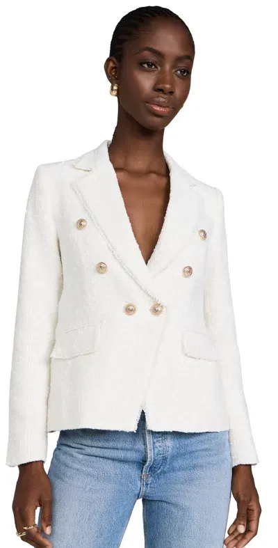 Generation Love Eliza Tweed Blazer White