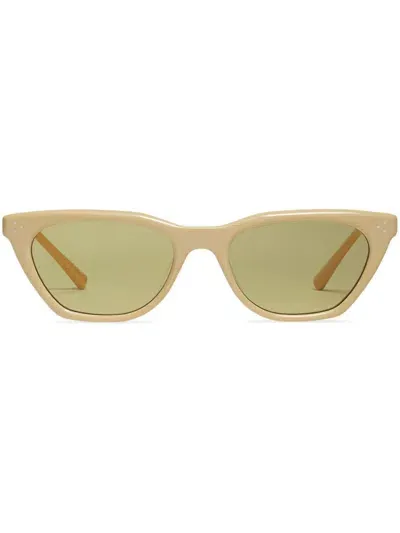 Gentle Monster Cookie Tinted Sunglasses In Yellow