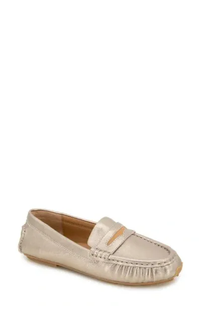 Gentle Souls By Kenneth Cole Madison Loafer In Gravel Leather