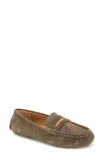 Gentle Souls By Kenneth Cole Madison Loafer In Shitake Suede