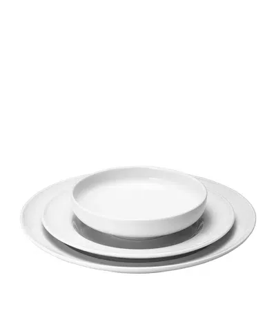 Georg Jensen Porcelain Koppel Dinnerware Set In White