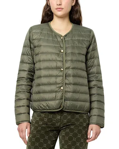 Gerard Darel Letitia Jacket In Khaki Green