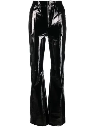 Gestuz High-waisted Skinny Trousers In Schwarz