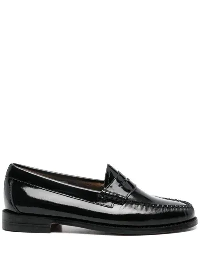 G.h. Bass & Co. Easy Weejuns Larson Loafers In Schwarz