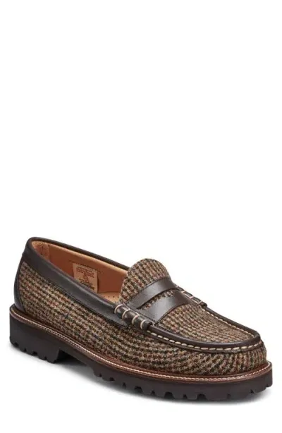 G.h.bass Larson Tweed Penny Loafer In Brown Comb