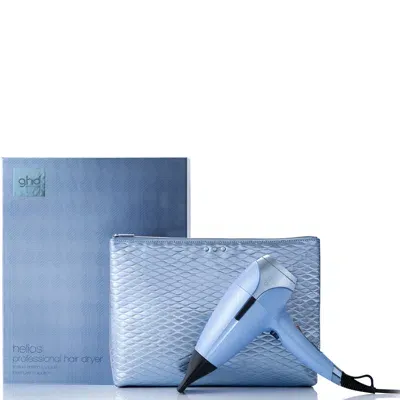 Ghd Helios Limited-edition Gift Set With Hair Dryer In Icy Blue In White