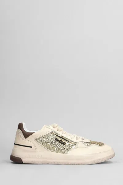 Ghoud Tweener Sneakers In Beige Leather