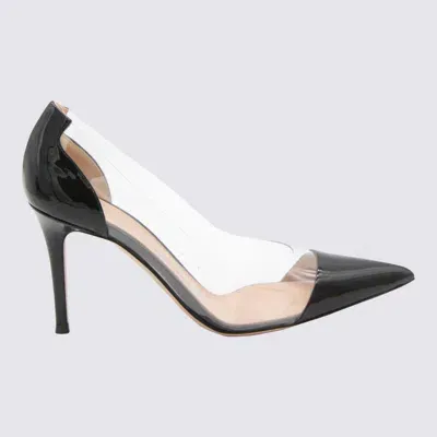 Gianvito Rossi Black Pumps In Black/trasp