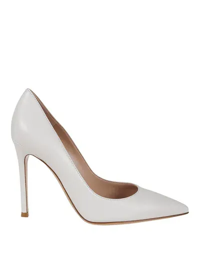 Gianvito Rossi Leather Pumps In Grey