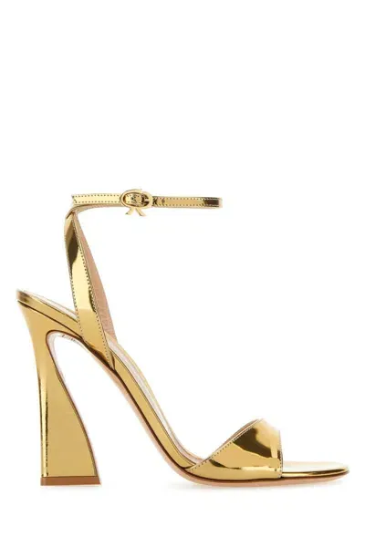 Gianvito Rossi Sandals In Gold