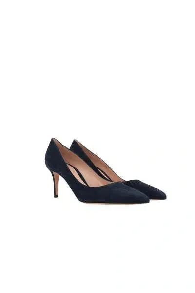 Gianvito Rossi With Heel In Navy