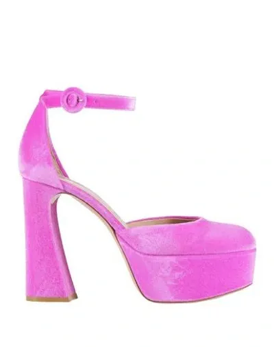 Gianvito Rossi Pumps Aus Wildleder 120mm In Pink