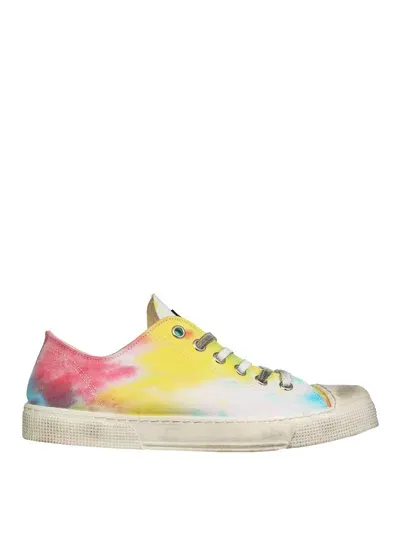 Gienchi Jean Michel Low Sneakers In Multicolour