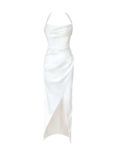 Gigii's Beatris Dress In Ghost White