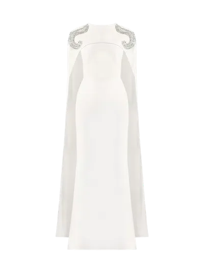 Gigii's Leatrice Dress In White Smoke