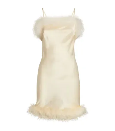 Gilda & Pearl Silk Celeste Slip Dress In Ivory