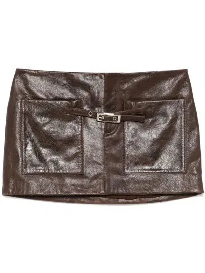 Gimaguas Annamaria Mini Skirt In Brown