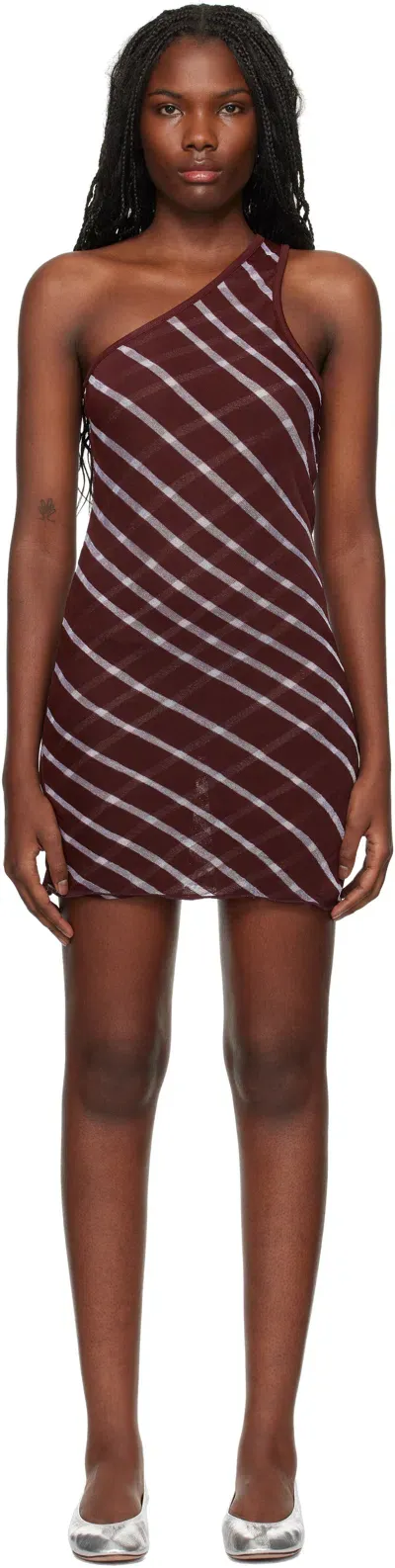 Gimaguas Burgundy Irina Minidress