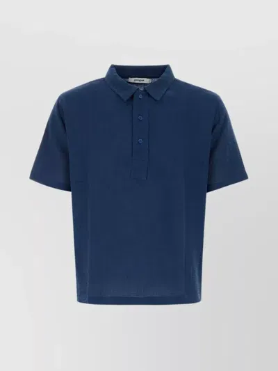 Gimaguas Enzo Polo Collar Shirt In Blue