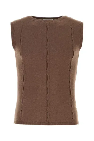 Gimaguas Forat Tank Top In Brown