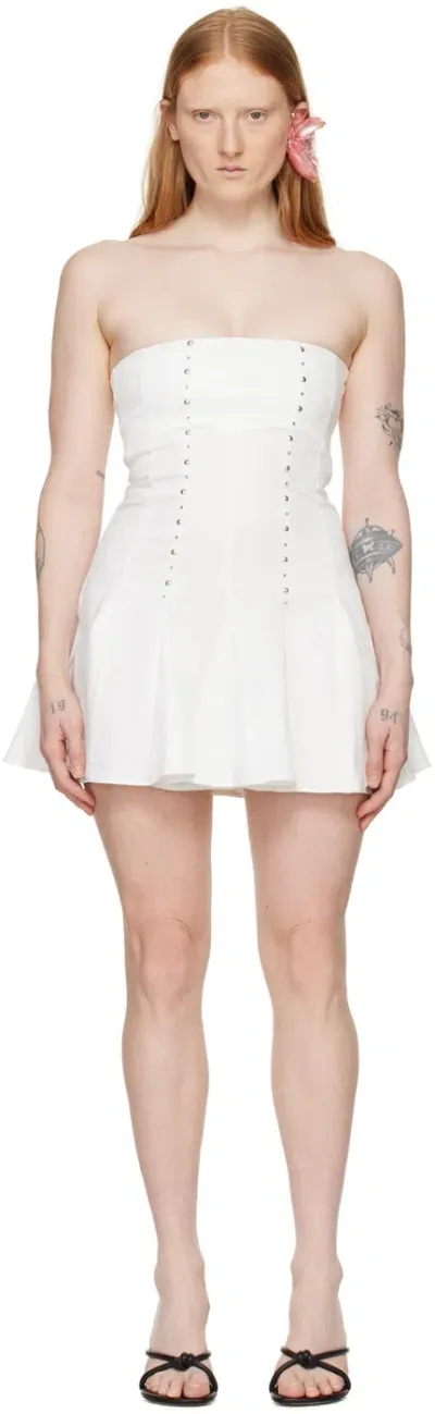 Gimaguas White Williams Minidress