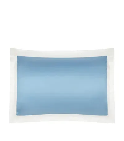 Gingerlily Silk King Pillowcase In Blue