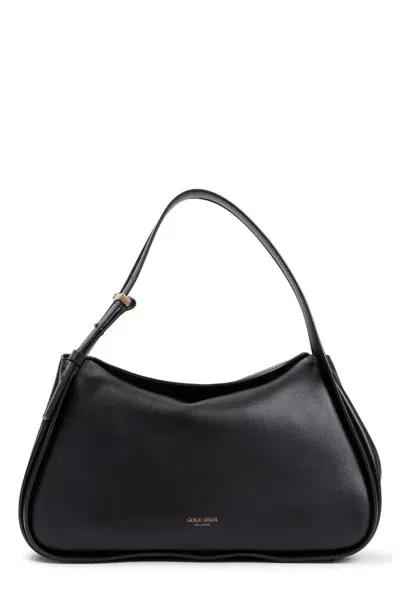 Giorgio Armani Asv Handbag In Black