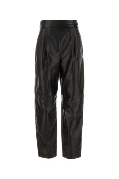 Giorgio Armani Black Leather Pant