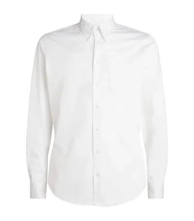 Giorgio Armani Cotton Formal Shirt In White