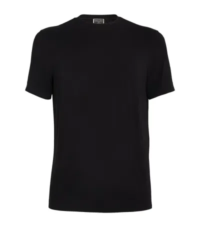 Giorgio Armani Crew-neck T-shirt In Black