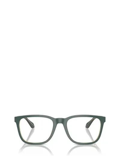 Giorgio Armani Eyeglasses In Top Green / Olive Transparent