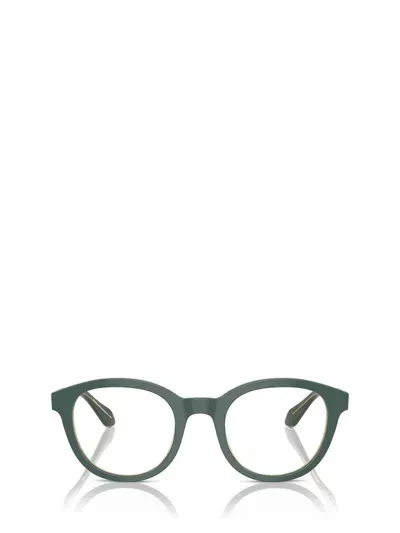 Giorgio Armani Eyeglasses In Top Green / Olive Transparent