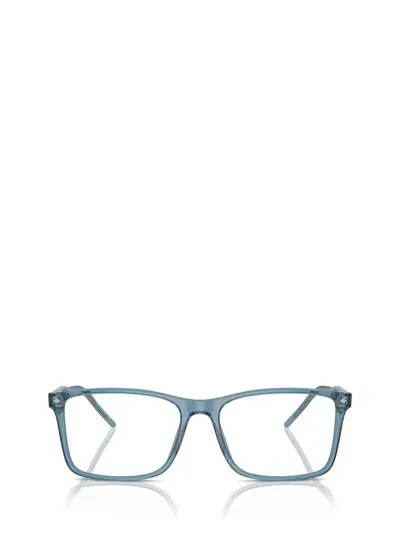 Giorgio Armani Eyeglasses In Transparent Blue