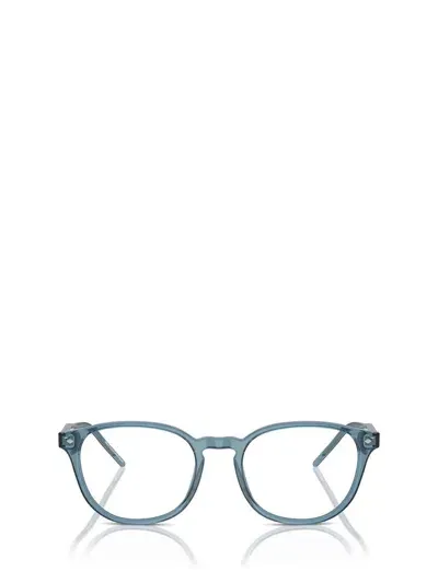 Giorgio Armani Eyeglasses In Transparent Blue