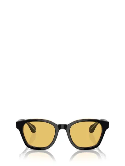 Giorgio Armani Eyewear In Top Black / Transparent Orange