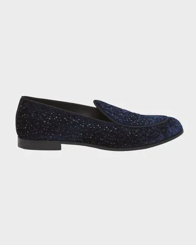 Giorgio Armani Official Store Loafers In Blue