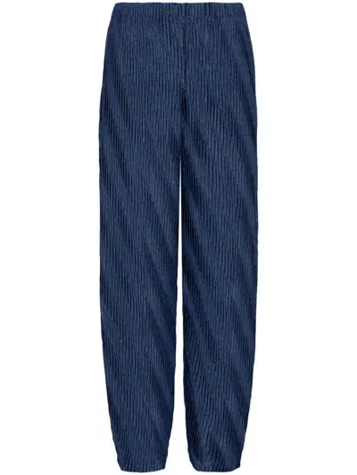 Giorgio Armani Official Store Casual Pants In Blue