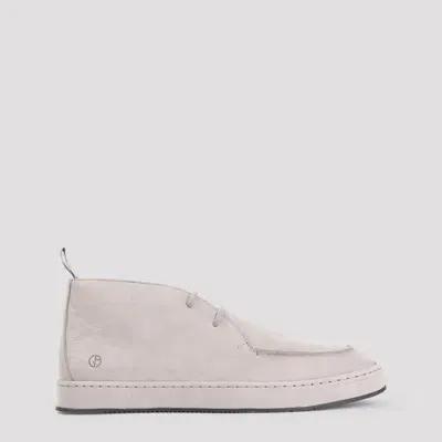 Giorgio Armani Polacchino Laced In White