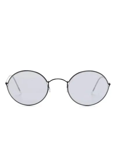 Giorgio Armani Round-frame Sunglasses In Black