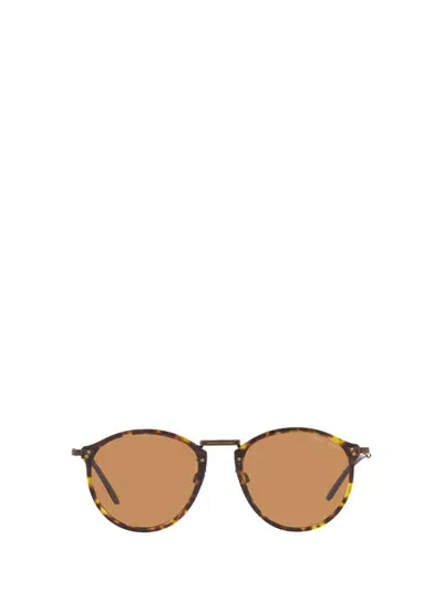 Giorgio Armani Round Frame Sunglasses In Multi